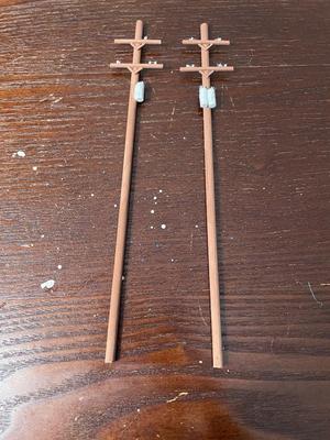 HO Scale Utility/Telephone Pole
