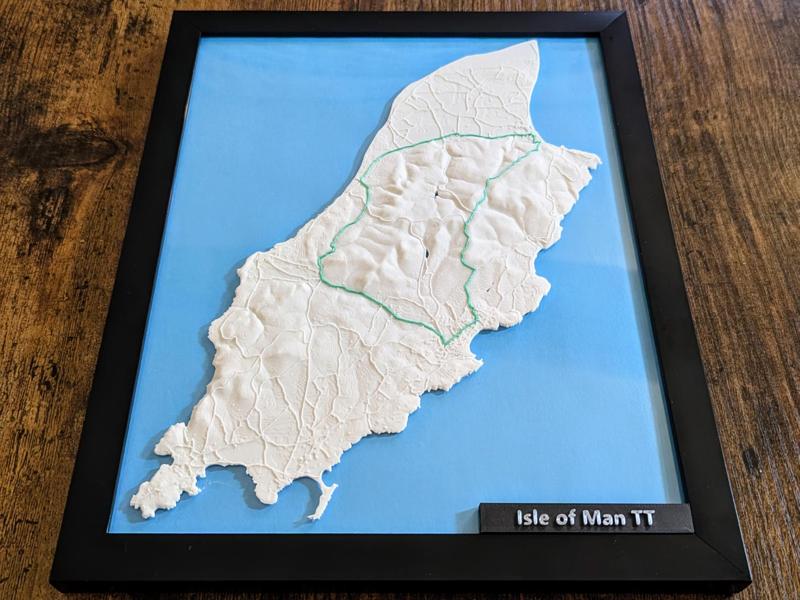 Isle of Man TT 3D Miniature (Multicolor)