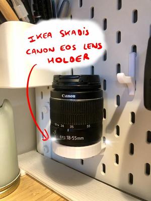 IKEA Skadis Canon Lens