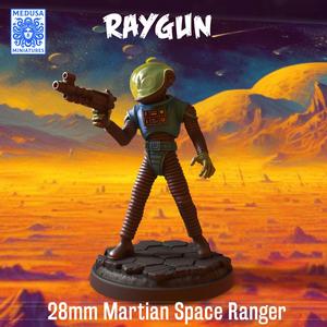 28mm Martian Space Ranger - Retro Sci-Fi Miniature