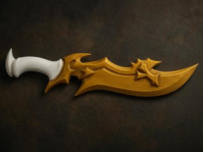 Dagger Junker Queen Heavymetal Skin (Overwatch)