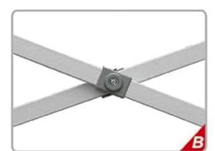 Eurmax Pop up Canopy Cross Joint Bracket
