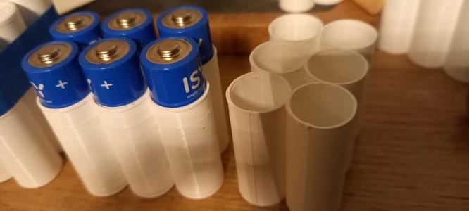 6 stack AA battery pack