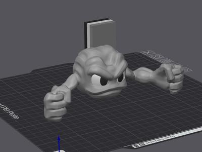 #74 Geodude 185x82x62 - AMS .! 3 Colors