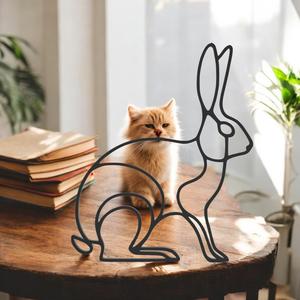 Rabbit Line Art - Desktop Line Art