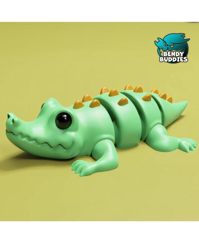 Crocodile Crocsi / Alligator Articulated / Print-in-Place Croc / Cute Reptile / Creature World Beast