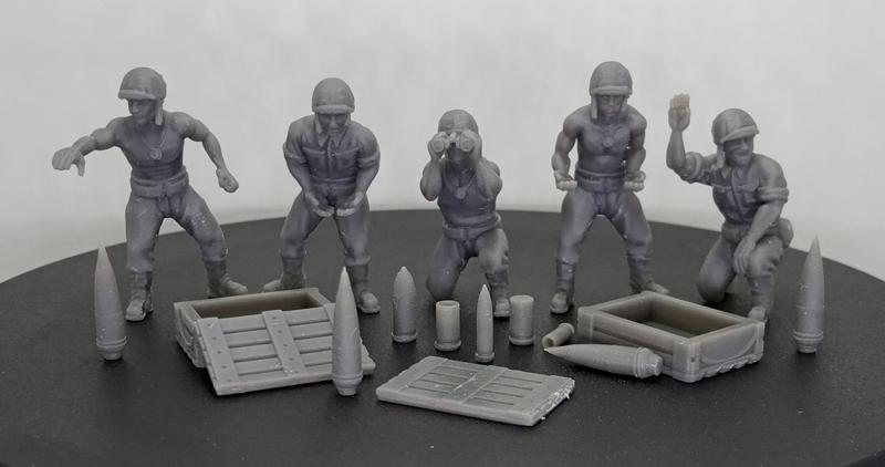 28 mm USMC gun crew
