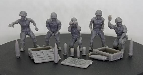 28 mm USMC gun crew