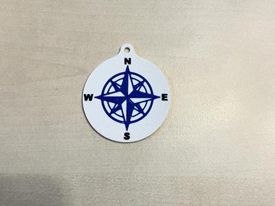 Compass Rose Pendant - Scalable