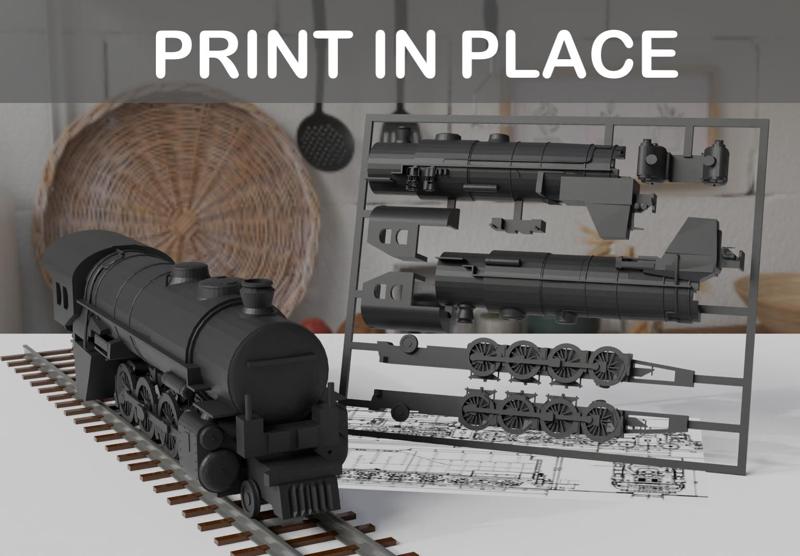 Locomotive Big Boy - Kit Card