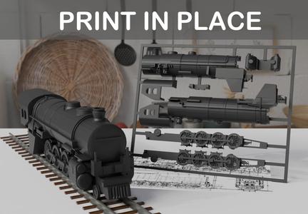 Locomotive Big Boy - Kit Card