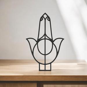 Gyan Mudra Line Art - Desktop Line Art