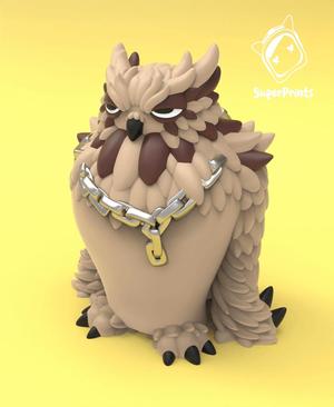 Owl Bear - Easy Multicolor FDM RPG Minis (No supports)