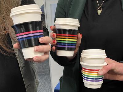 Reusable Coffee Cup Sleeve Deluxe Version