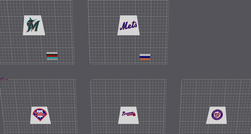 MLB NL East Torso Inserts