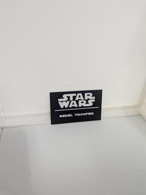 Rebel Trooper Multicolor Nameplates