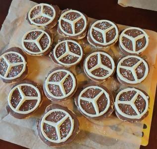Mercedes Benz Star silicone Form for chocolate