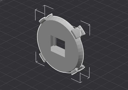 Keystone Cap for Ethernet RJ45 Cable Spool