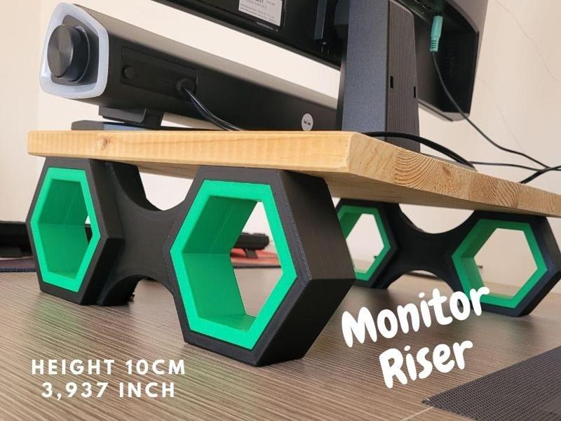 monitor riser height 10 cm