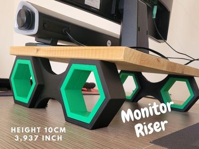 monitor riser height 10 cm