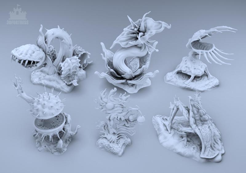 3 Alien plants - set 3