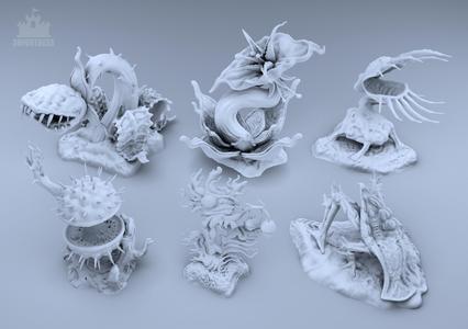 3 Alien plants - set 3