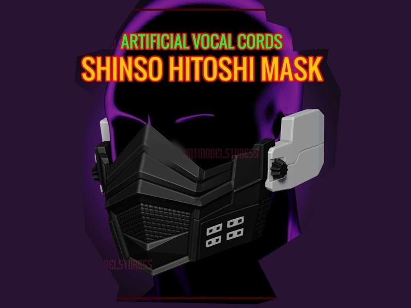 Shinso Hitoshi Mask My Hero Academia - Artificial Vocal Cords