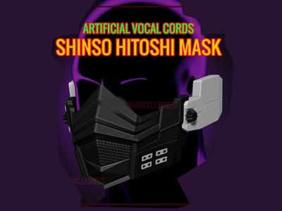 Shinso Hitoshi Mask My Hero Academia - Artificial Vocal Cords