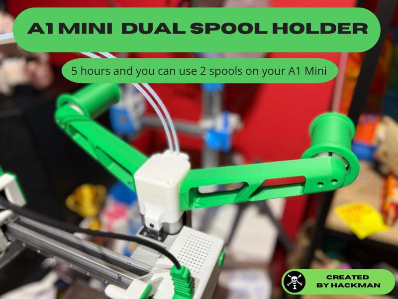 A1 Mini Simple or Dual Spool Holder