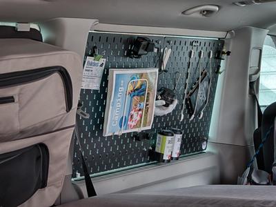 Ikea Skadis Adapter for use in Campervan