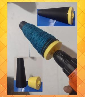 Yarn Cone plus Drill Adapter