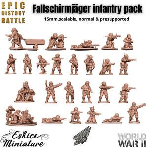 FSJ - Fallschirmjager infantry pack - 15mm for EHB