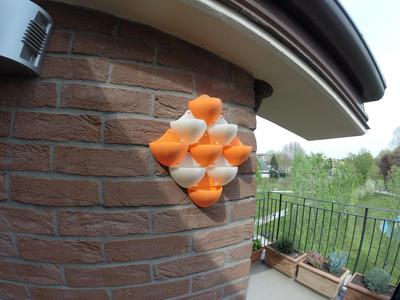 Vases for wall gardening