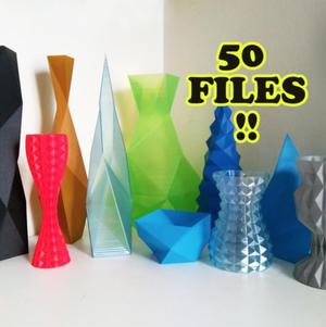 Vasemania: Low poly vases