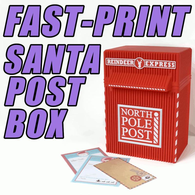Fast-Print Christmas Post Box / Mailbox (Vase Mode)