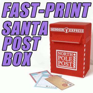 Fast-Print Christmas Post Box / Mailbox (Vase Mode)