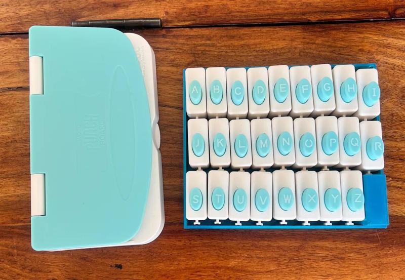We R Memory Keepers, WRMK, Word Punch Board Storage Tray   