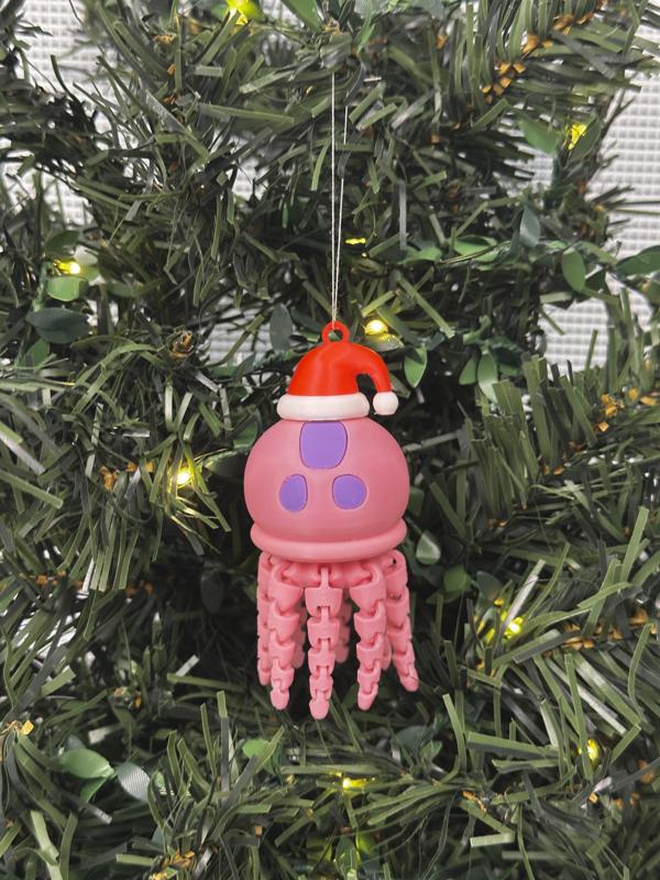 Christmas Spongebob Jellyfish.3mf