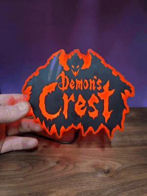 DEMON CREST LIGHT BOX OR STORAGE