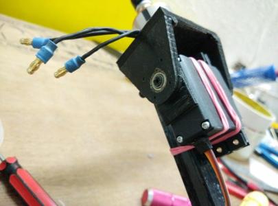 VTOL motor tilt mechanism