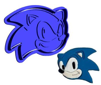 Sonic - Cookie Cutter with Stamp
