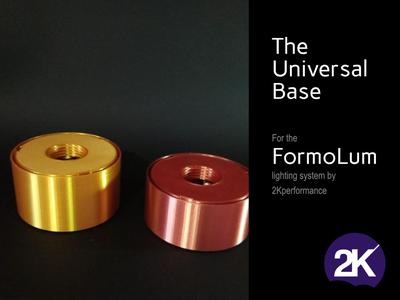 The Universal Base for the modular FormoLum lighting system