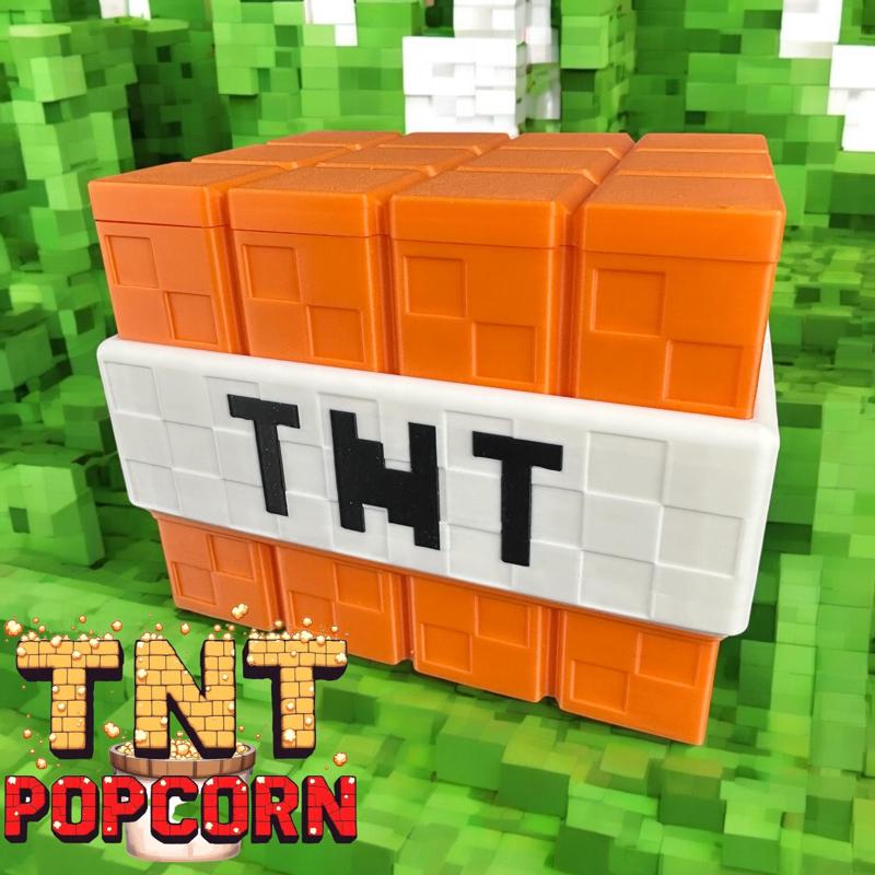 TNT Pixelated, all purpose, bucket, popcorn, storage or even construction