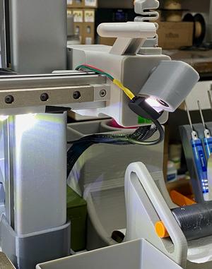 Bambu Lab A1 Camera Relocator BiQu Panda LED Strip Capable