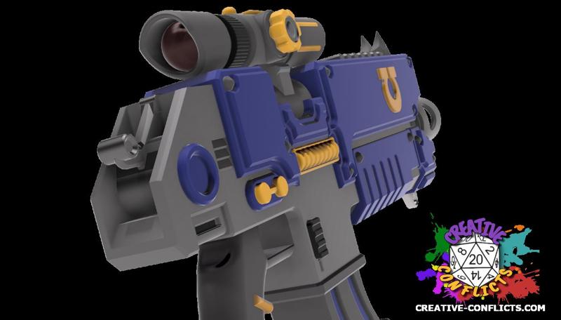 Bolt Rifle/Bolter - WH40K Inspired Cosplay Prop