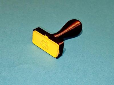 Stamp with exchangeable plate, Motif Smiley 2c