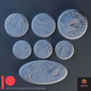 Round Bases - Vulcan lands - Free Sample
