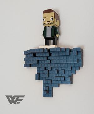 Pixel Art Shelf