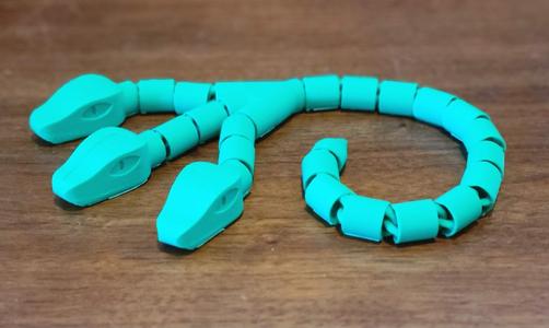 three headed snake
