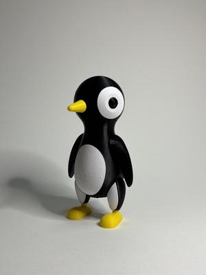penguin art toy